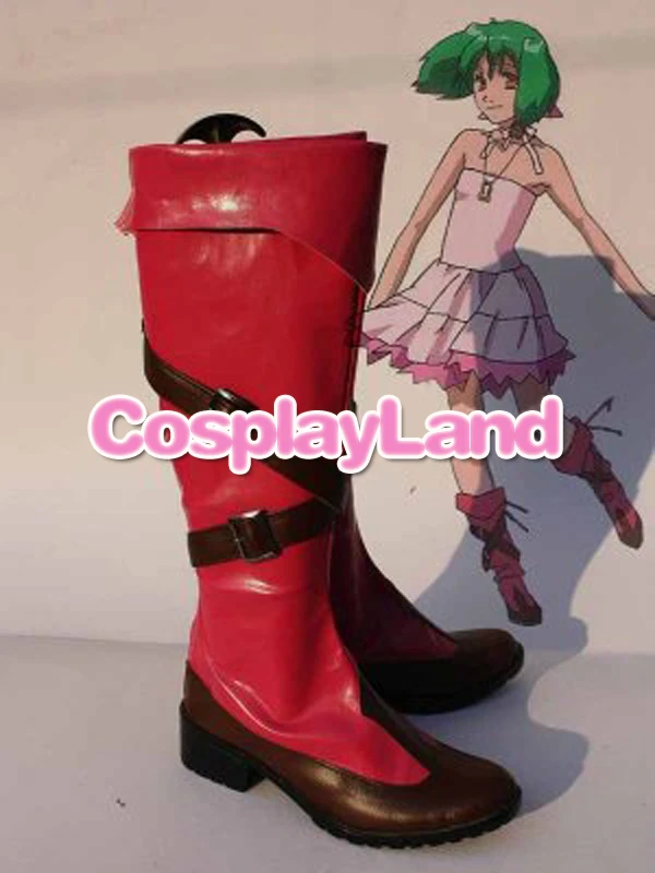 

Customize Boots Macorss Frontier Cosplay Ranka Lee Coplay Shoes Cosplay Costume Anime Party Shoes