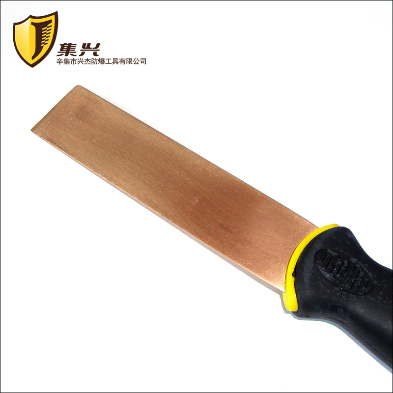 Beryllium Bronze Putty Knife with rubber handles,Explosion-proof Antimagnetic tools,Thickness 1.5 mm