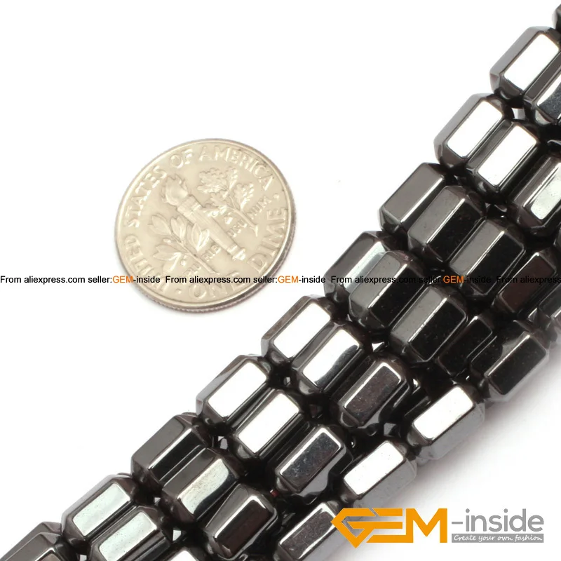 Columnar Natural Magnetic Black Hematite Beads Natural Stone Beads DIY Beads For Fashion Jewelry Making Strand 15 Inches !