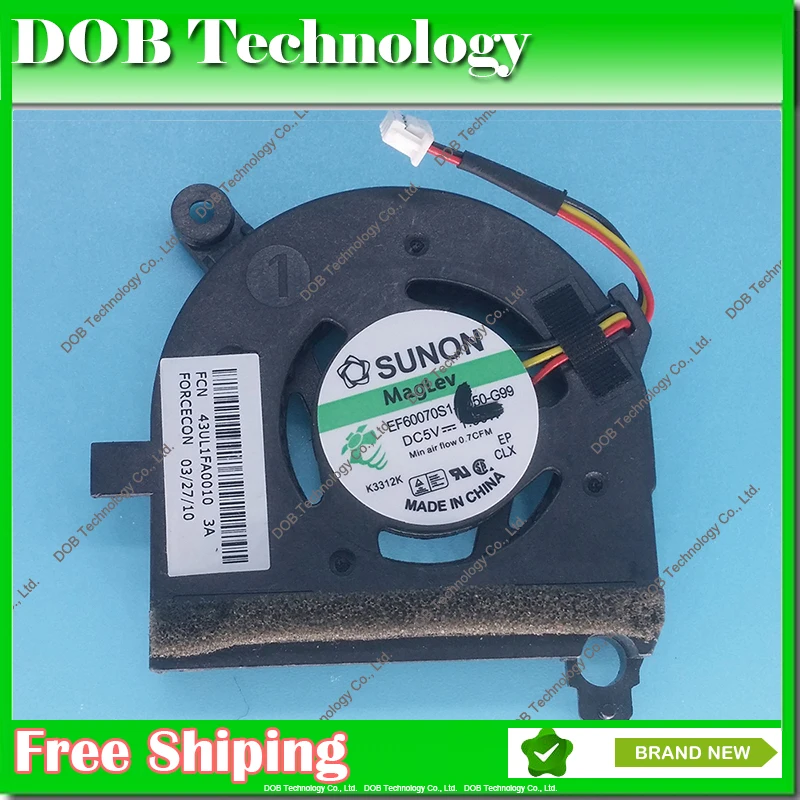 

Laptop CPU Cooling fan For GigaByte Q1000C For Haier X208 For LG X13 Fan 43UL1FA0010 F966 Fan