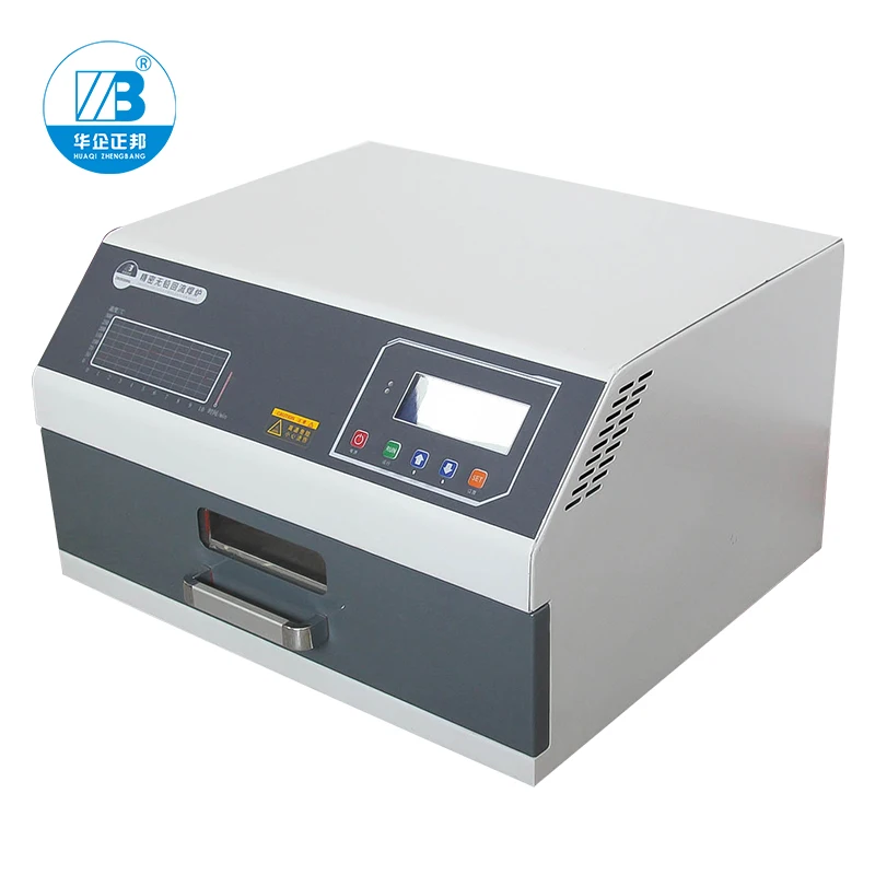 

ZB3530HL Reflow Soldering Equipment 350*300mm Reflow Oven Hot Air Infrared Heating Desktop PCB/BGA Reflow Oven For PCB Assembly