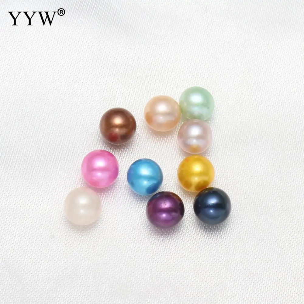 Vacuum pack Oyster pearl Dyed Beads pearl oysters single bowling individually packaged Women\'s Birthday Wedding Gift 10PCs/Lot