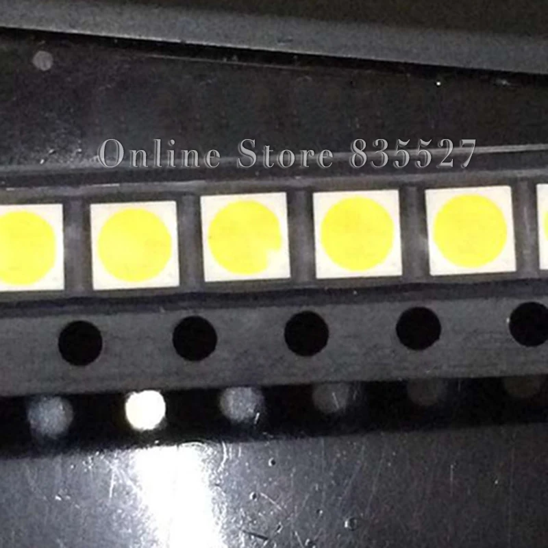 200pcs/lot LED SMD 3030 warm white 3000K 6V double dual chip 150mA 1W LED light emitting diode gold wire copper bracket