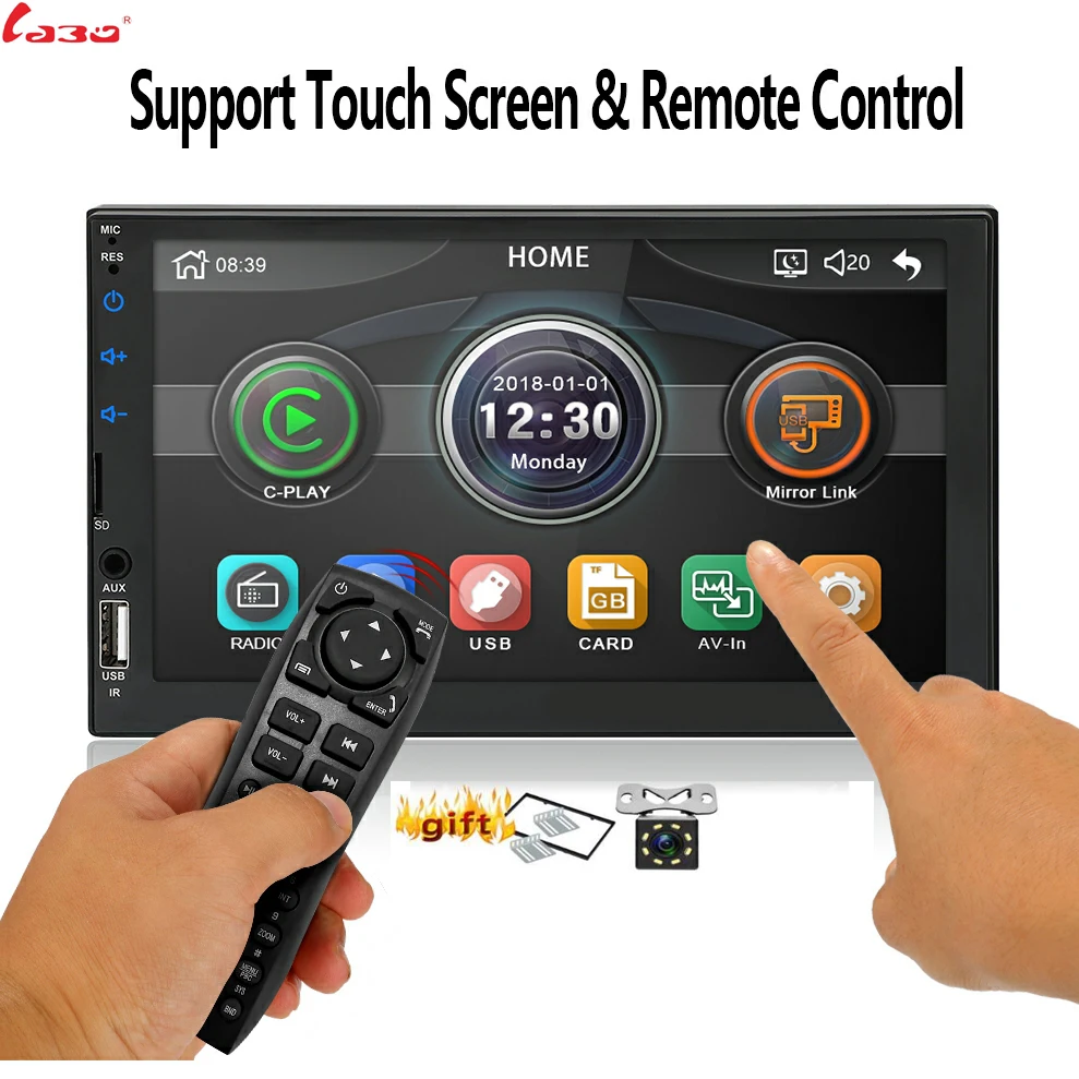 

2 din Car Radio 7" HD Player Touch MP5 Auto Car audio Autoradio Mirrorlink Bluetooth USB 2din Multimedia Player Backup Monitor