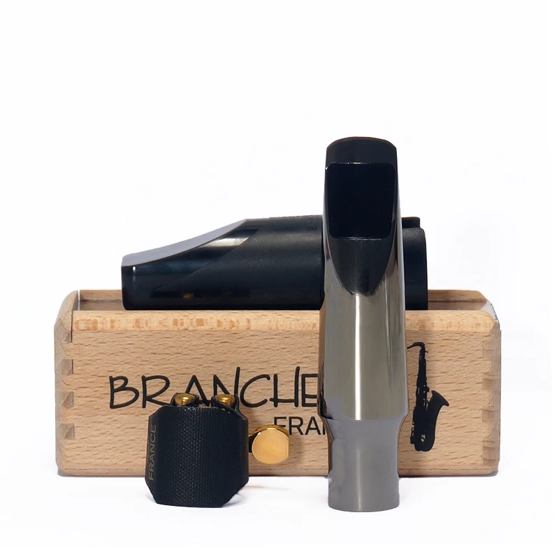 brancher soprano Alto Tenor sax Black King Kong Metal Mouthpiece ligature Hat Complete set