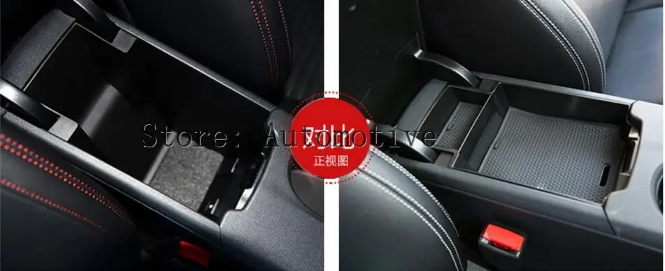 For Mercedes benz CLA W117 C117 GLA A Class A180 A250 A260 GLA200 AMG Car Accessories Glove Armrest Storage Box Tray With LOGO