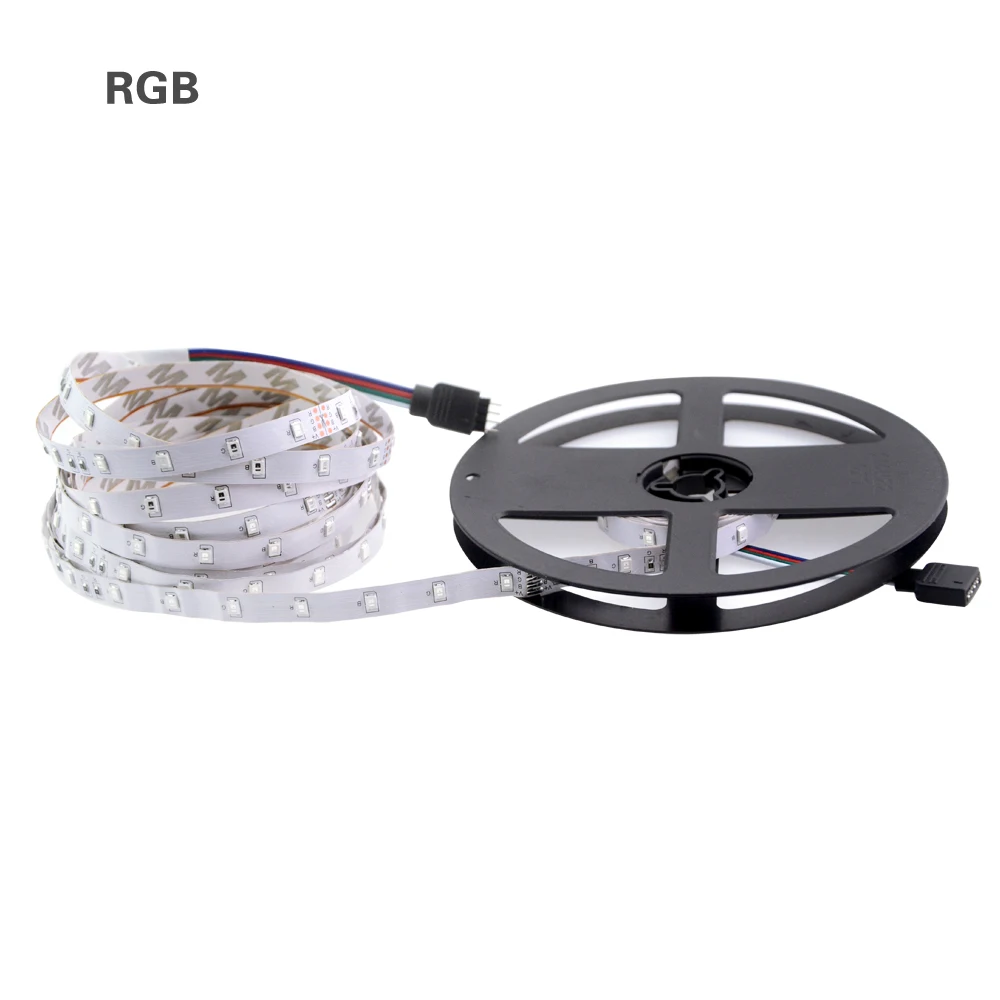 New Arrival 5M 300Leds Non-waterproof RGB Led Strip Light 3528 SMD DC12V Flexible Light Led Ribbon Tape Home Decoration Lamp