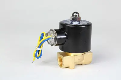 

DC 24V 3/8" Electric Solenoid Valve Water Air N/C Gas Water Air 2W040-10