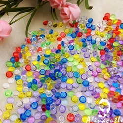 40g 7mm Round Water Drop Bead Flat Back Gems Crystal Acrylic Sequins Garment Clothing Sequins Scrapbook Shakes Stone Alinacutle