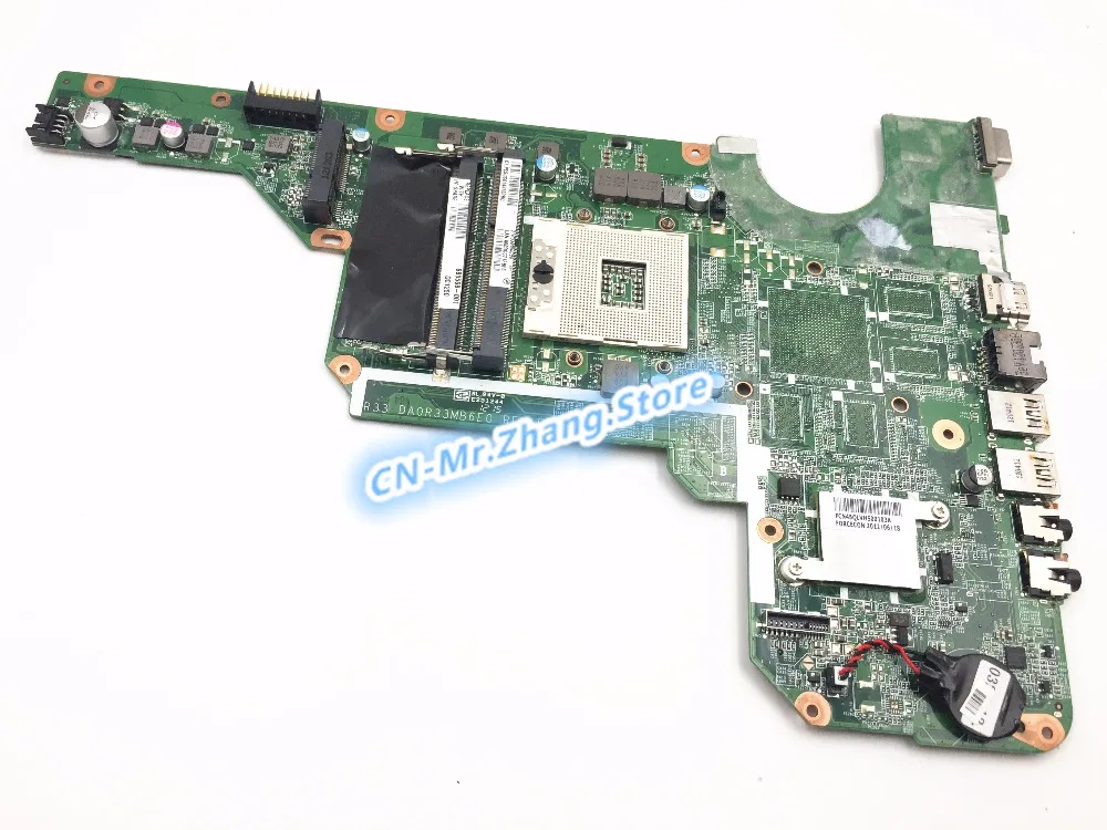 Used SHELI FOR HP G4 G6 G7-2000 G6-2000 G4-2000 Laptop Motherboard 680568-001 DA0R33MB6E0 DDR3