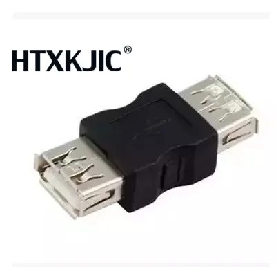 Di alta Qualità 10 pz usb F/F Extender Convertitore Dell'adattatore USB Femmina a Femmina USB 2.0 Adapter Connettore Nero commercio all'ingrosso