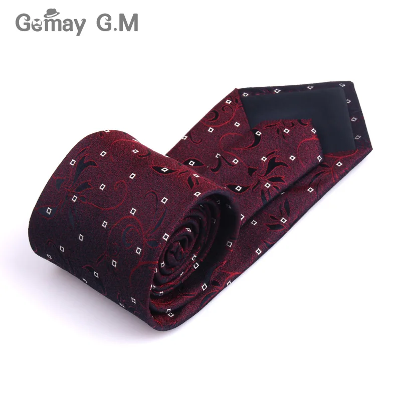 100% Silk Ties For Men Fashion Classic Jacquard Dots Neck Ties for Man Blue Navy Silk Necktie For Gift Party Stripe Suits Tie