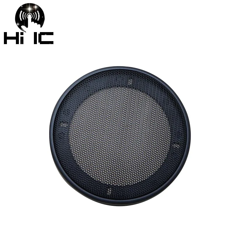 1 Pair/2pcs 4 Inch  Replacement Round Speaker Protective Mesh Metal Net Cover Speaker Grille ABS Plastic Border