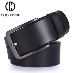 High Quality Genuine Leather Belt Luxury Designer Belts Men Belts For Men Cowskin Fashion Vintage Pin Buckle For Jeans