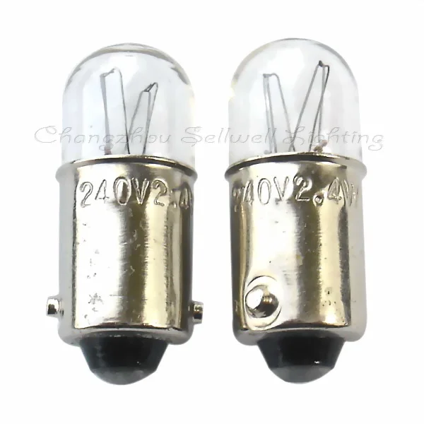 

Miniature lamp 240v 2.4w ba9s t10x24 A095 NEW 10pcs sellwell lighting 2025-02