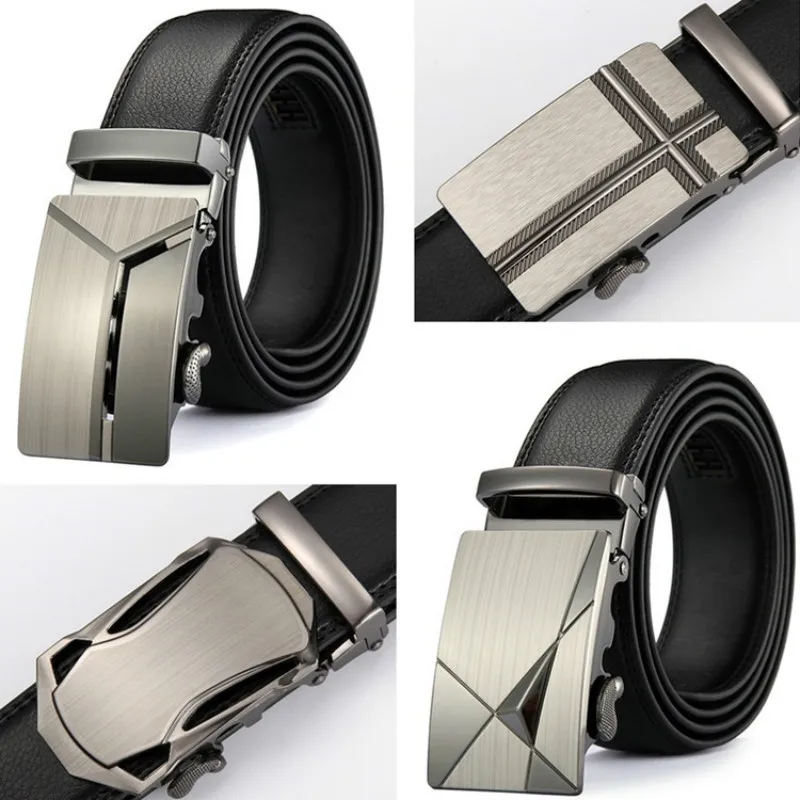 

new Men belt fashion pu Alloy Automatic buckle belt business affairs casual decoration belt men's belts 3.5cm designer belts