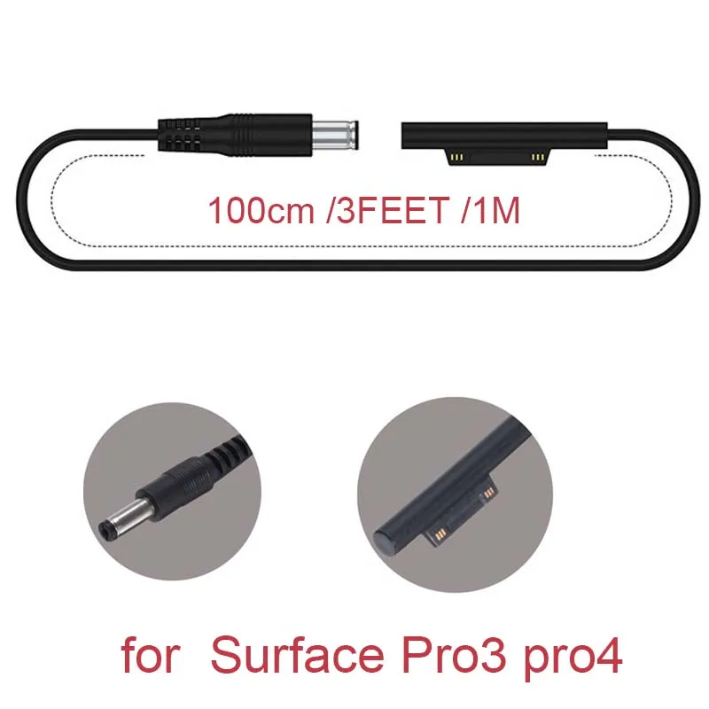 PowerCharger Charging Adapter Cable for Microsoft Surface RT Surface Pro 1 2&3 4 new