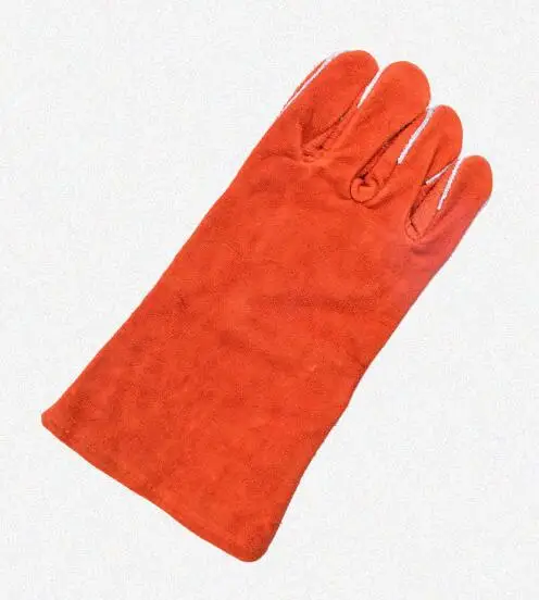 

Gloves Welder Retardant Hand Protection Long 45.7CM Welding Work Mild Men Thick