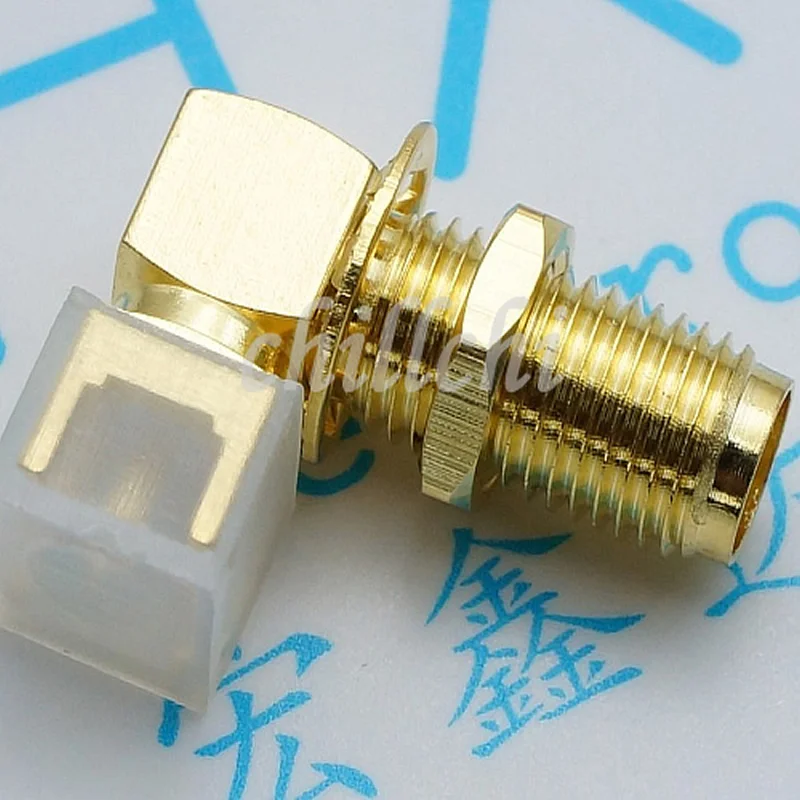 Bulk sale SMA lengthened 20MM joint bending the bent seat lengthened SMA-KWE screw hole RF connector