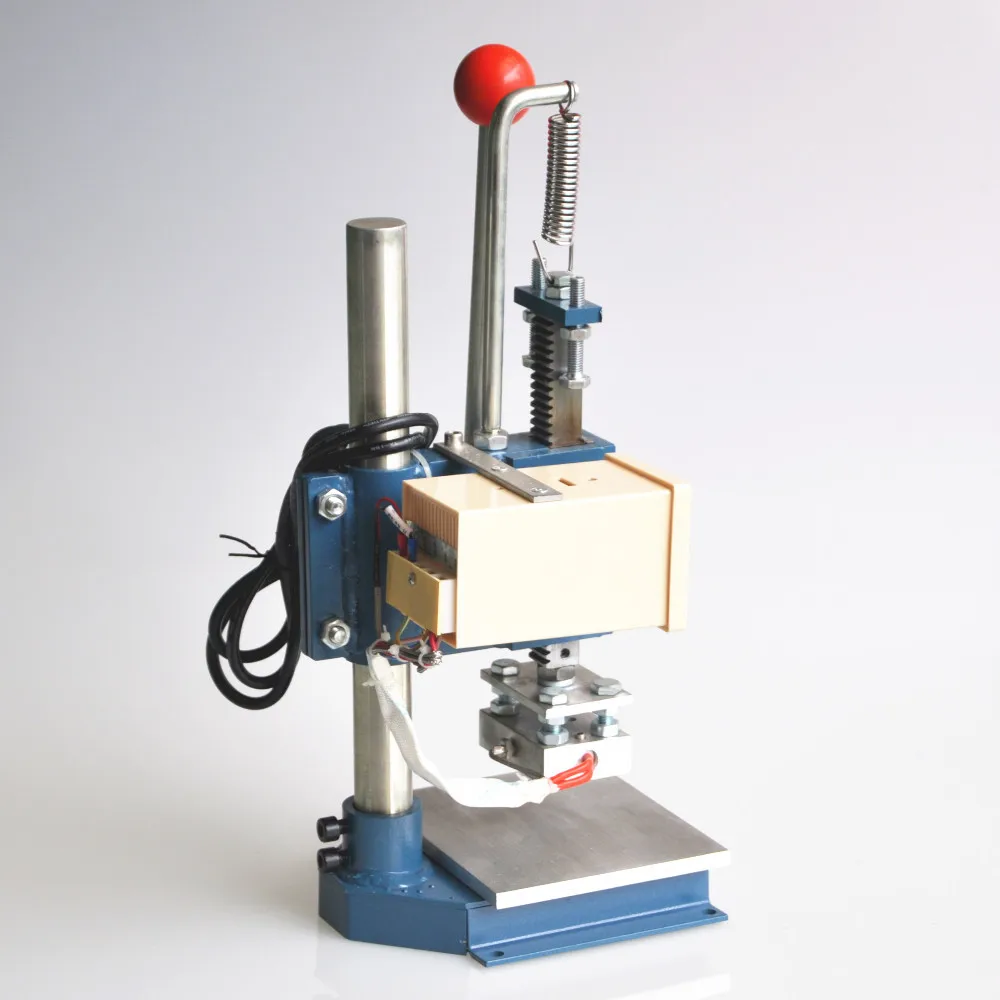 Manual Bronzing Machine For PVC Leather 8x10cm Hot Foil Stamping Machine Card/ Paper Stamping Machine