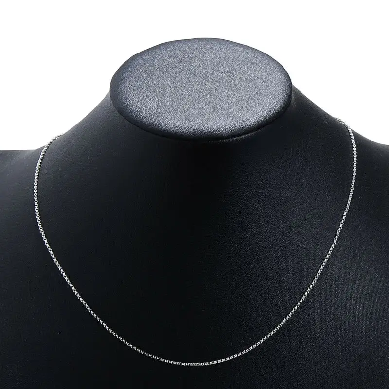 Santuzza Pure 925 Zilveren Ketting Ketting Link Ketting Voor Vrouwen Mode-sieraden 45Cm 47Cm 55Cm Lange