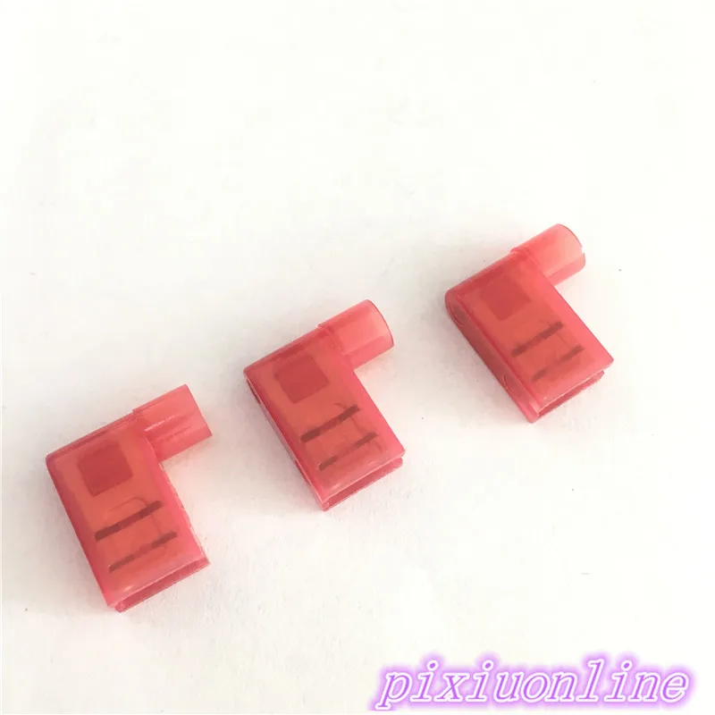 10PC YT630Y Crimp Terminals Red  6.3 Flage Female Quick Disconnects  FLDNY 1.25 -250  0.8*6.35 Nylon Tin Plated Copper Hi Q