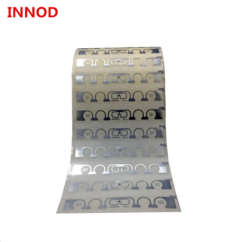 

1000pcs Smartrac SD uhf sticker can directly use for runner Bib number rfid sports timing systems with reusable race tags sample