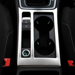 Auto-Styling Water Bekerhouder Handrem Panel Frame Decoratie Trim Sticker Voor Volkswagen Vw Golf 7 2014-2015 auto Accessoires