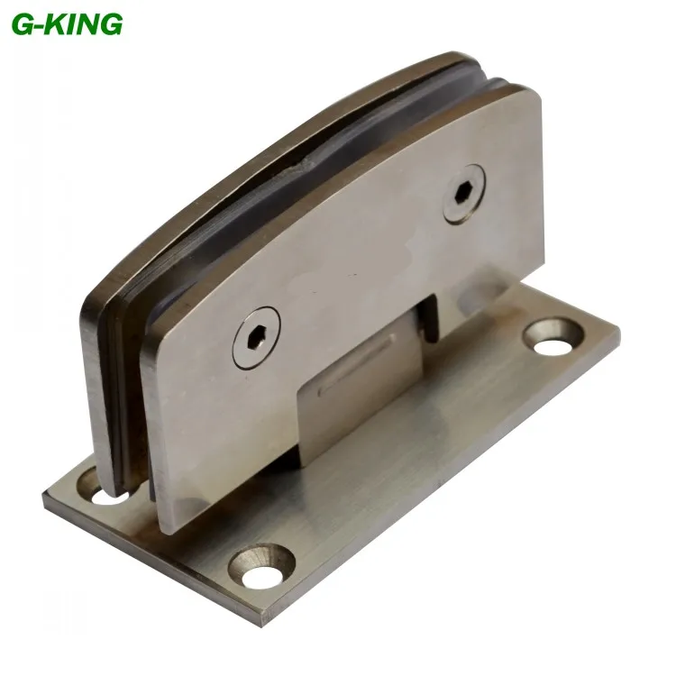 

Stainless steel 90 degree glass door clamp arc bathroom glass hinge glass hinge 304 drawing glass door clip