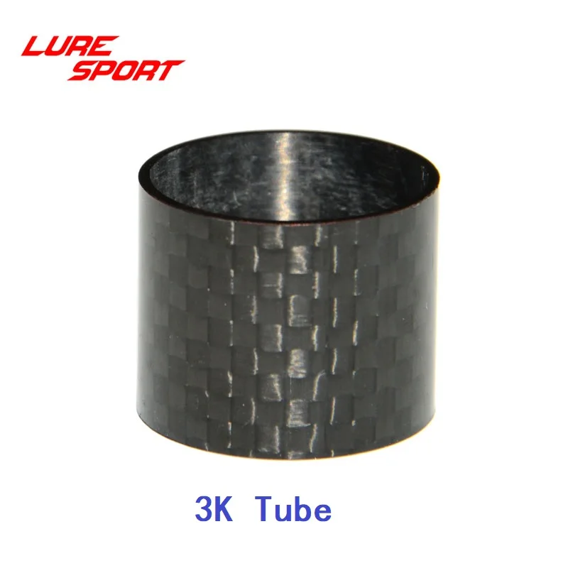 LureSport Short 5pcs 3K woven carbon tube  carbon blank Rod building component Pole Repair DIY Accessories