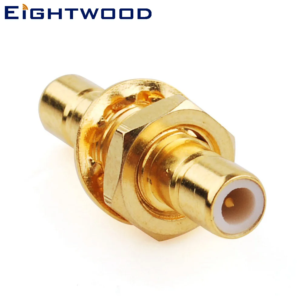 

Eightwood 5PCS SMB to SMB RF Coaxial Adapter SMB Jack Female to SMB Jack Female Bulkhead RF Coaxial Connector Straight 50 Ohm