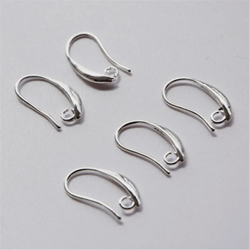 

Free 50PCS Wholesale Lot 925 Silver Jewelry Findings 925 Sterling Silver Earring Pinch Hooks Earwire For Crystal Pearl FY-13