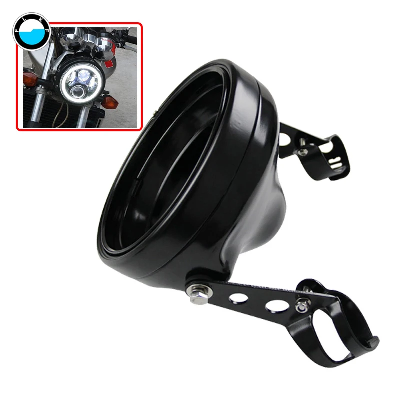 

Newest 7" Motorcycle Headlight Housing Bucket 7 inch motorcycle headlight headlamp bracket