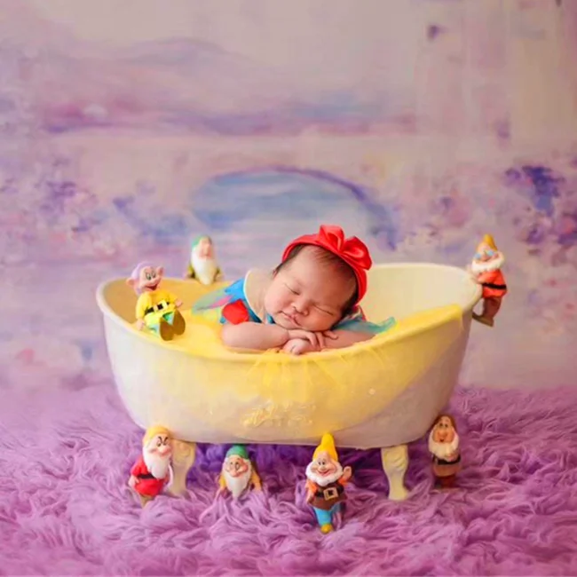 newborn photography props infant photo shooting props baby bathtub creative posing shower basket accessories