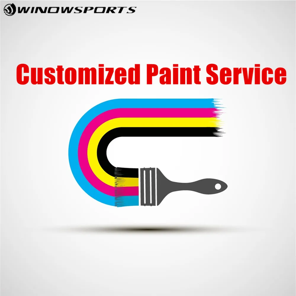 

Winowsports Customized paint service DIY Painting for carbon frame or wheels others carbon bike parts