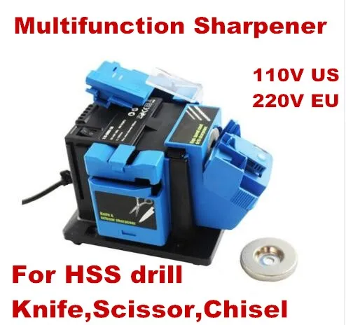 Multifunction sharpener Household Grinding Tool sharpener for knife Twist drill HSS drill scissor chisel electric grinder