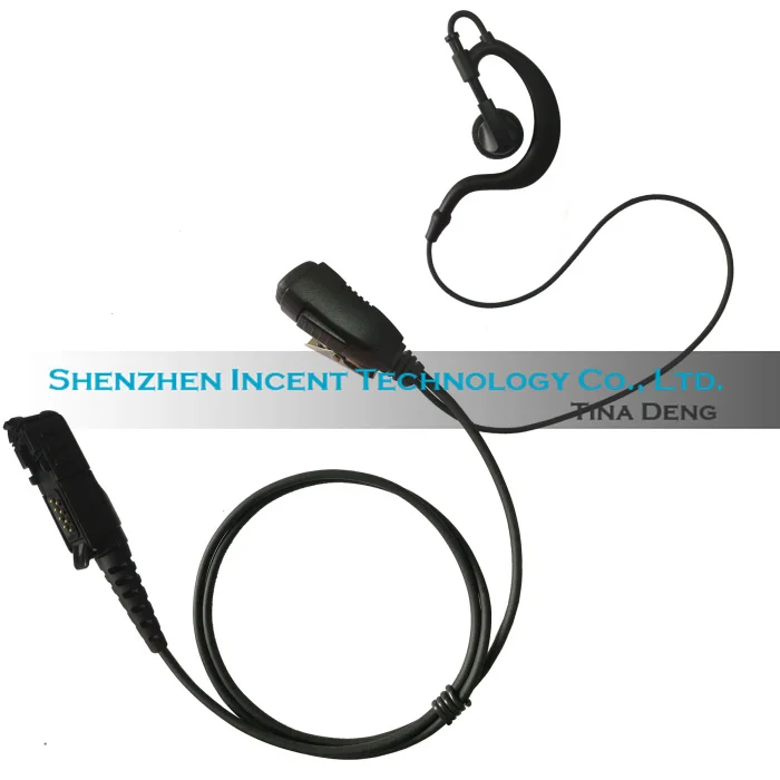 

VOIONAIR 20pcs/lot G Shape Ear Hook Earpiece Headset PTT Mic for Motorola XPR3500 XIR P6620 XIR P6600 MTP3150 DP2600