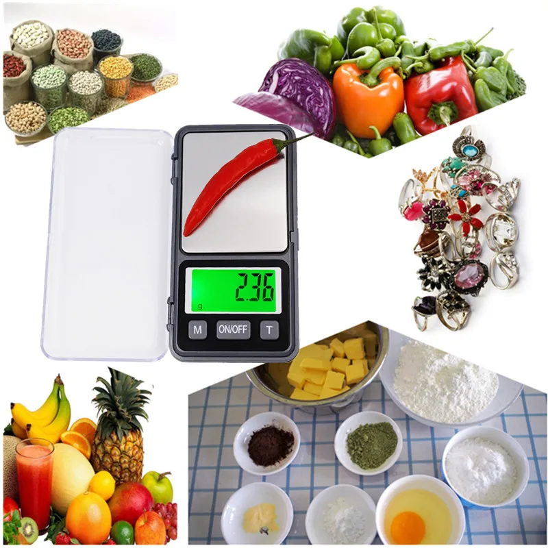 500g 0.01 Digital Scales Electronic Gram Scale Precision Pocket Lab Jewelry Weight Balance Large Screen with Backlight 10% Off