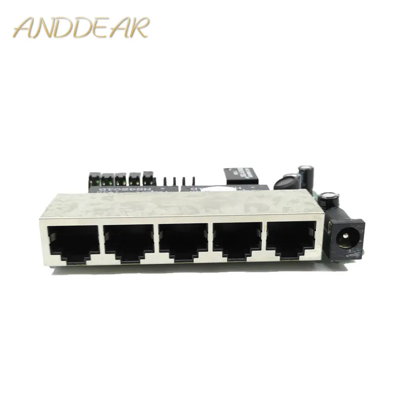 OEM 5 Port Gigabit Ethernet Switch module cheapest network switches module 10/100/1000mbps US EU plug switch lan combo