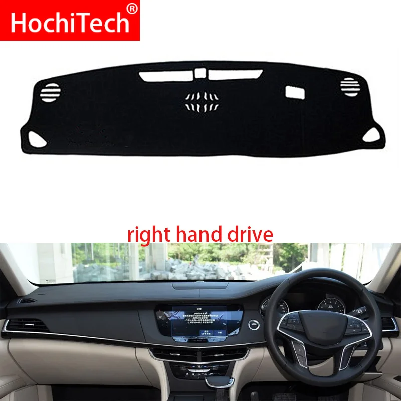 For Cadillac CT6 2016 2017 2018 2019 Right and Left Hand Drive Car Dashboard Covers Mat Shade Cushion Pad Carpets Accessories