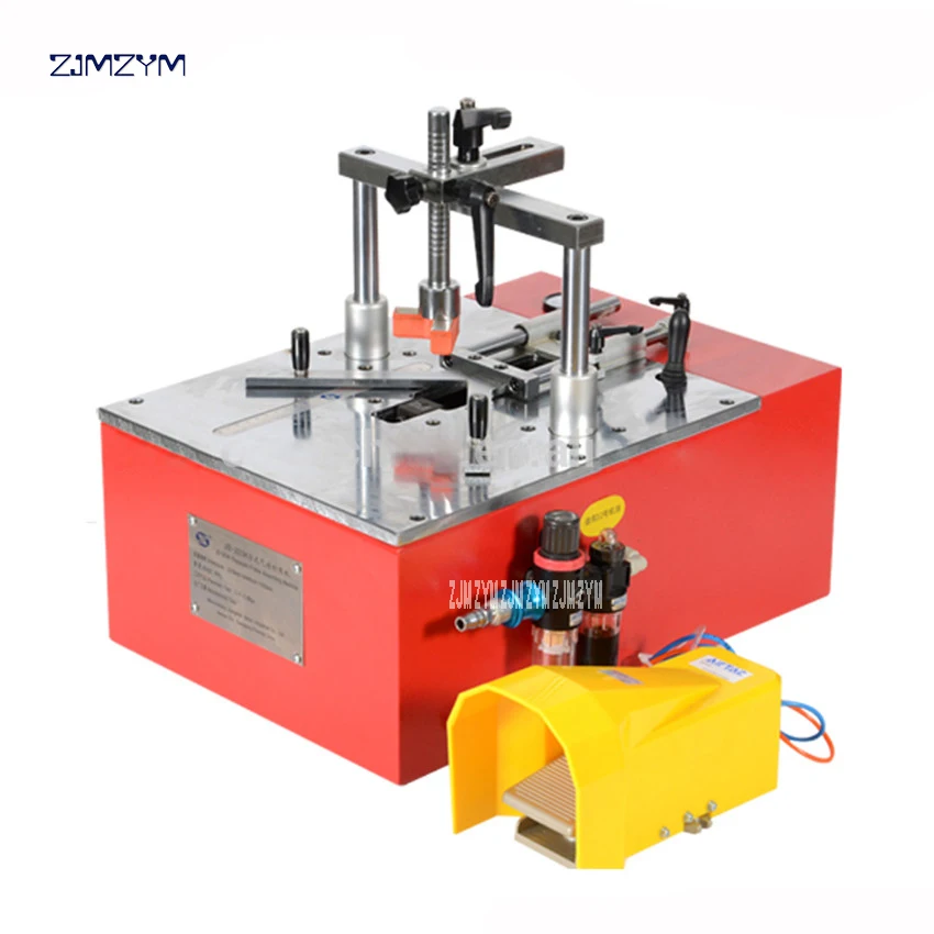 JS203K 5212 Bench-top Photo Picture Frame Joint machine ,underpinner for PS MDF Wood frame Seamless pneumatic nail angle machine