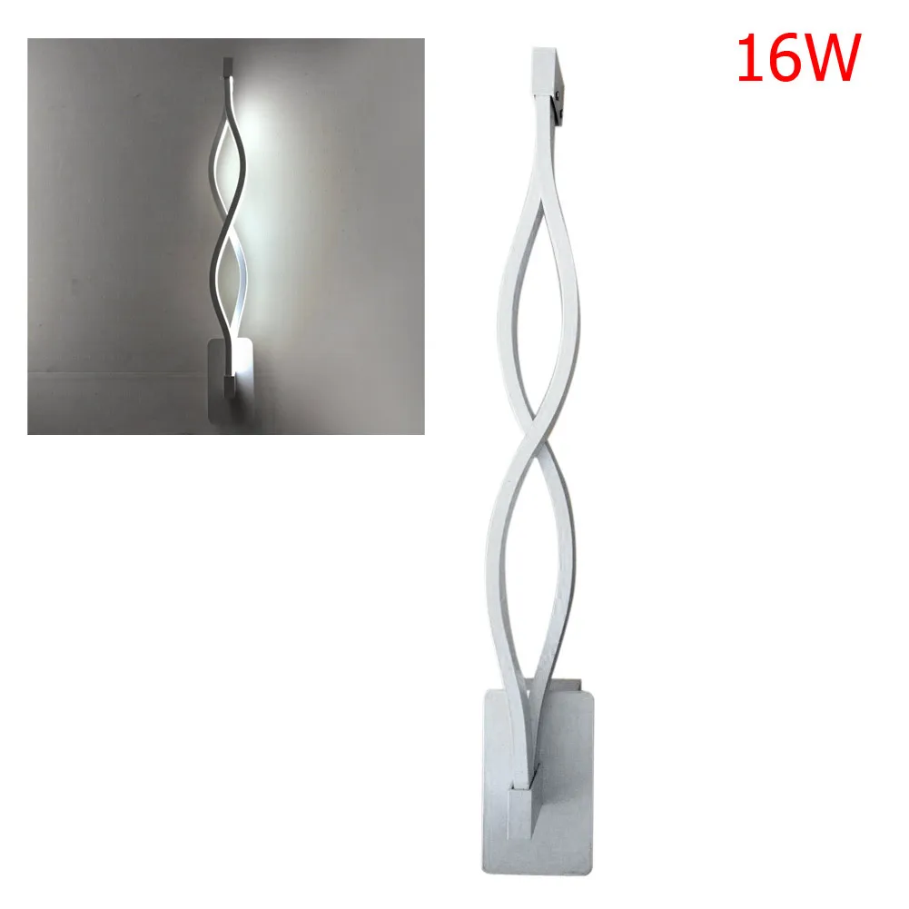 High Brightness LED wall Light mirror lamp Fixture Wave Acrylic LED White Lamp for Living Dining room corridor Lighting Dropship