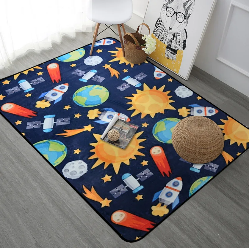 Cartoon Child Carpets For Living Room Children Decor Play Carpet Kids Crawl Mat baby Room Home Bedroom large size Rug And Carpet