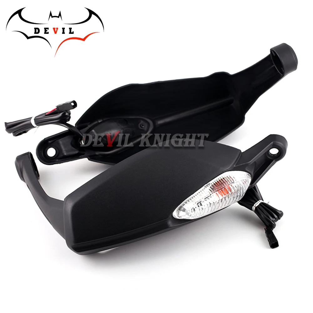 For DUCATI Hypermotard 820/ Hyperstrada 821 2013 2014 2015 Right Brake Side  Left Clutch Side HandGuard Handlebar  with Light