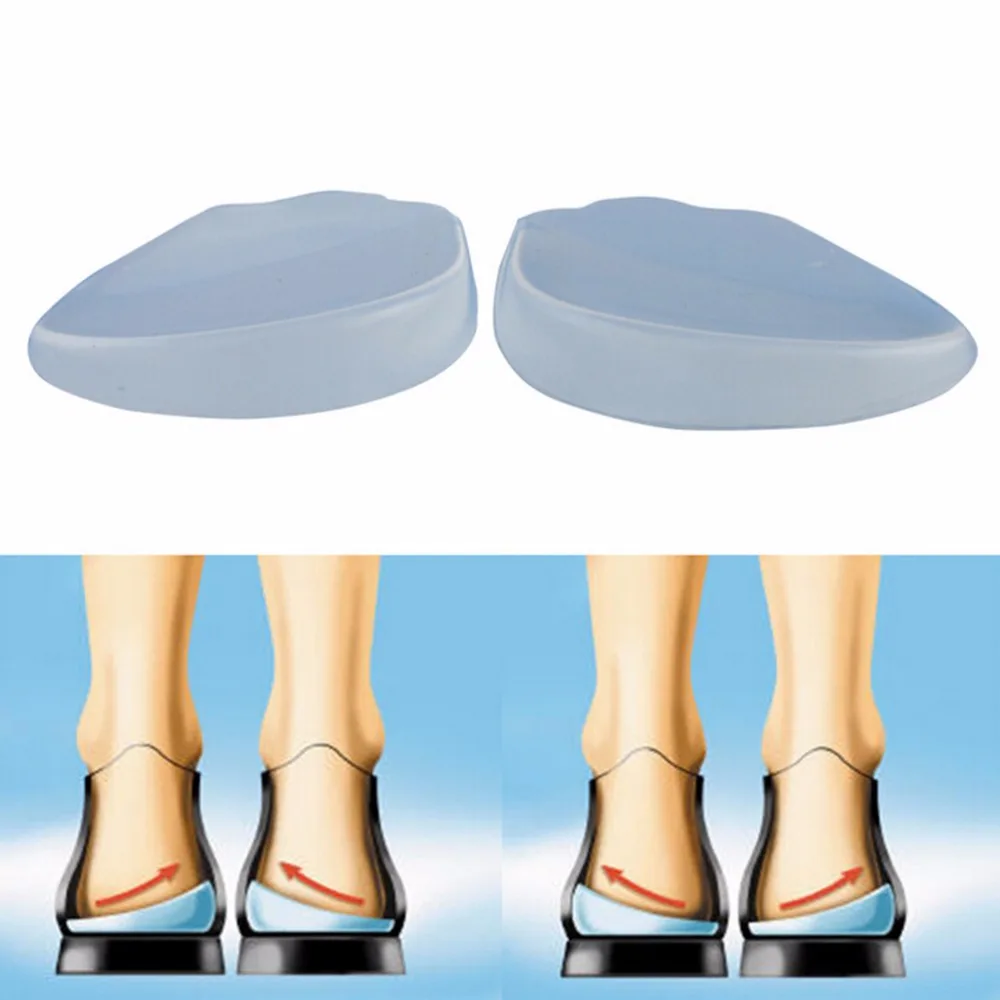 2Pcs Silicone Insoles Orthotics X/O-type Legs Corrector Gel Pillow For Heel Orthopedic Insoles Shoes Pad  For Feet Care