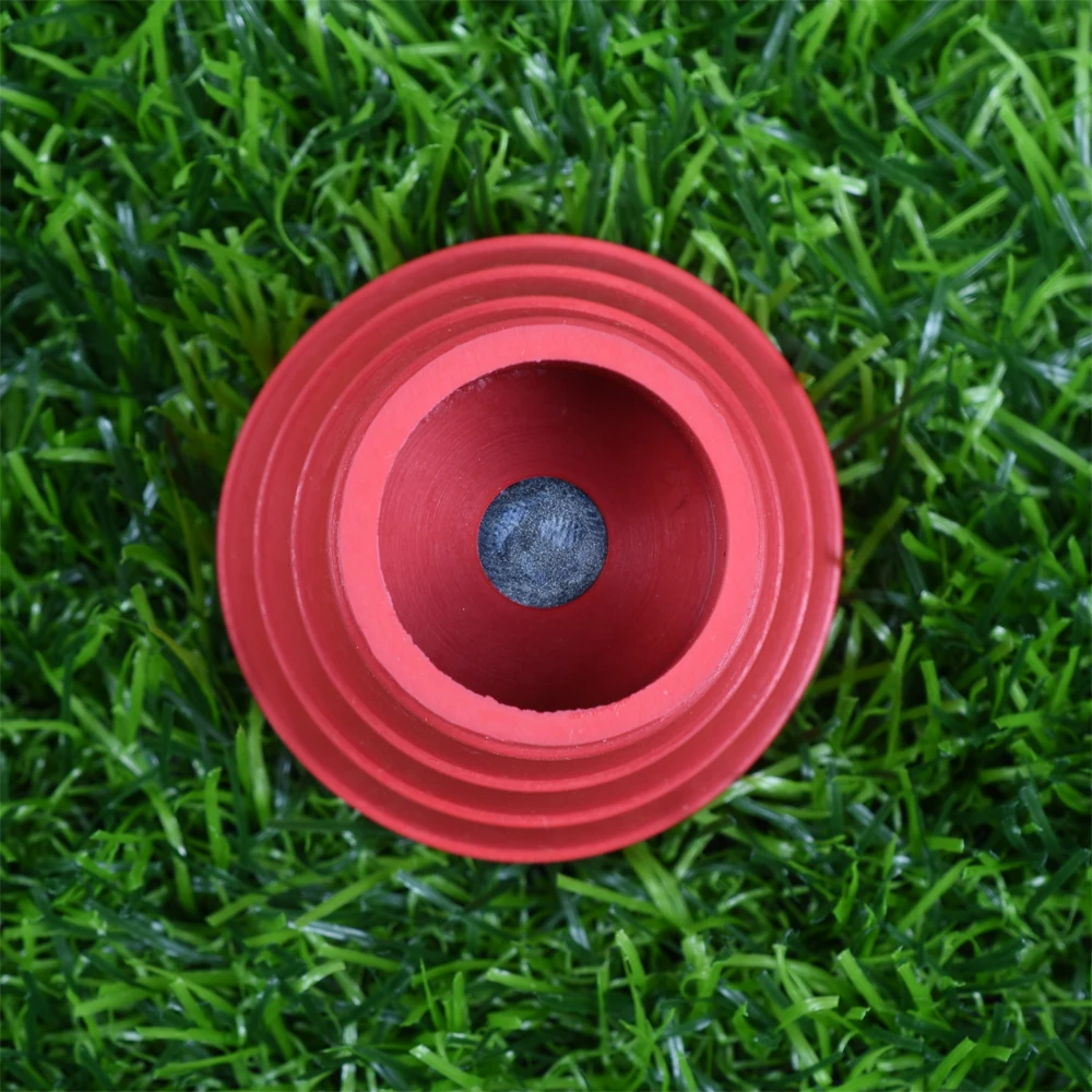 Recogedor de pelota de Golf, ventosa para agarre de Putter, pelota de goma, aleación de zinc, negra, Ayuda de entrenamiento