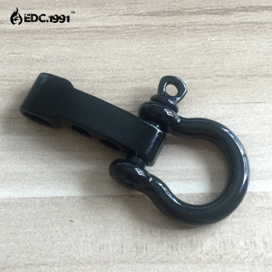 10 PCS High quality Adjustable O and U Shape Anchor Shackle Outdoor Survival Rope Paracord Bracelet Buckle For Outdoor Sport EDC