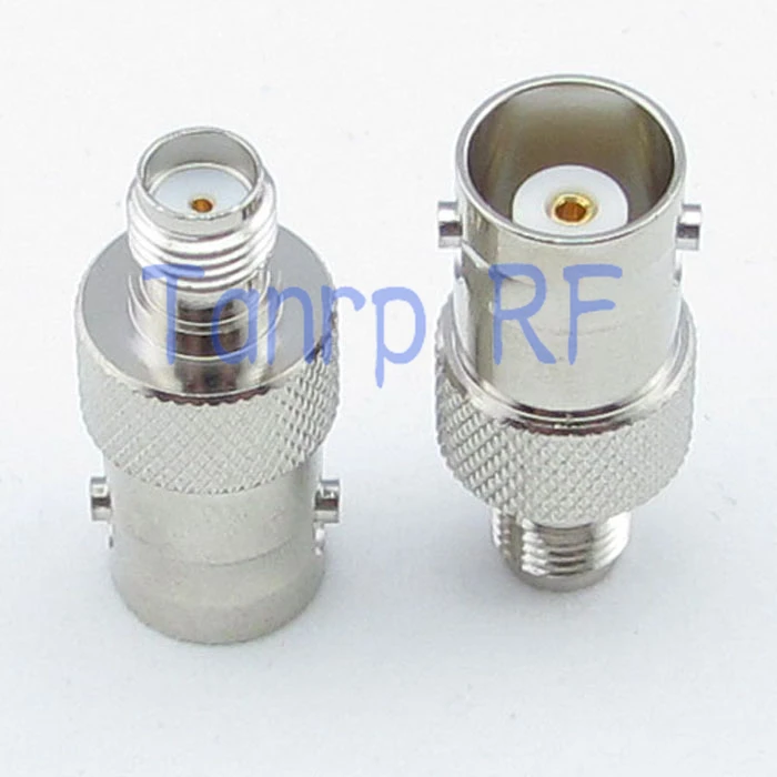 

Wholesale 10pcs/lot BNC female jack to SMA female jack straight RF coaxial connector adapter cable