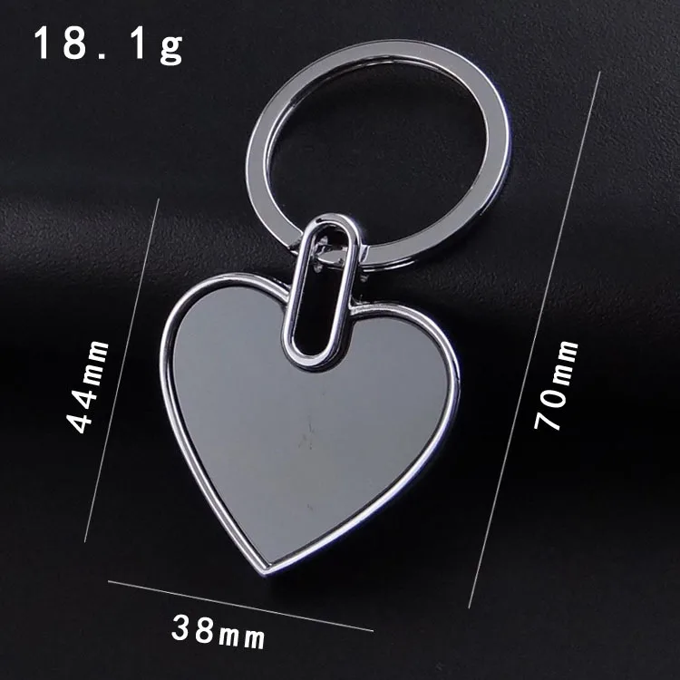 Trendy Business Key Chains Blank Metal Keychain Creative Advertising Practical Small Gift Key Pendant For Men Key Ring