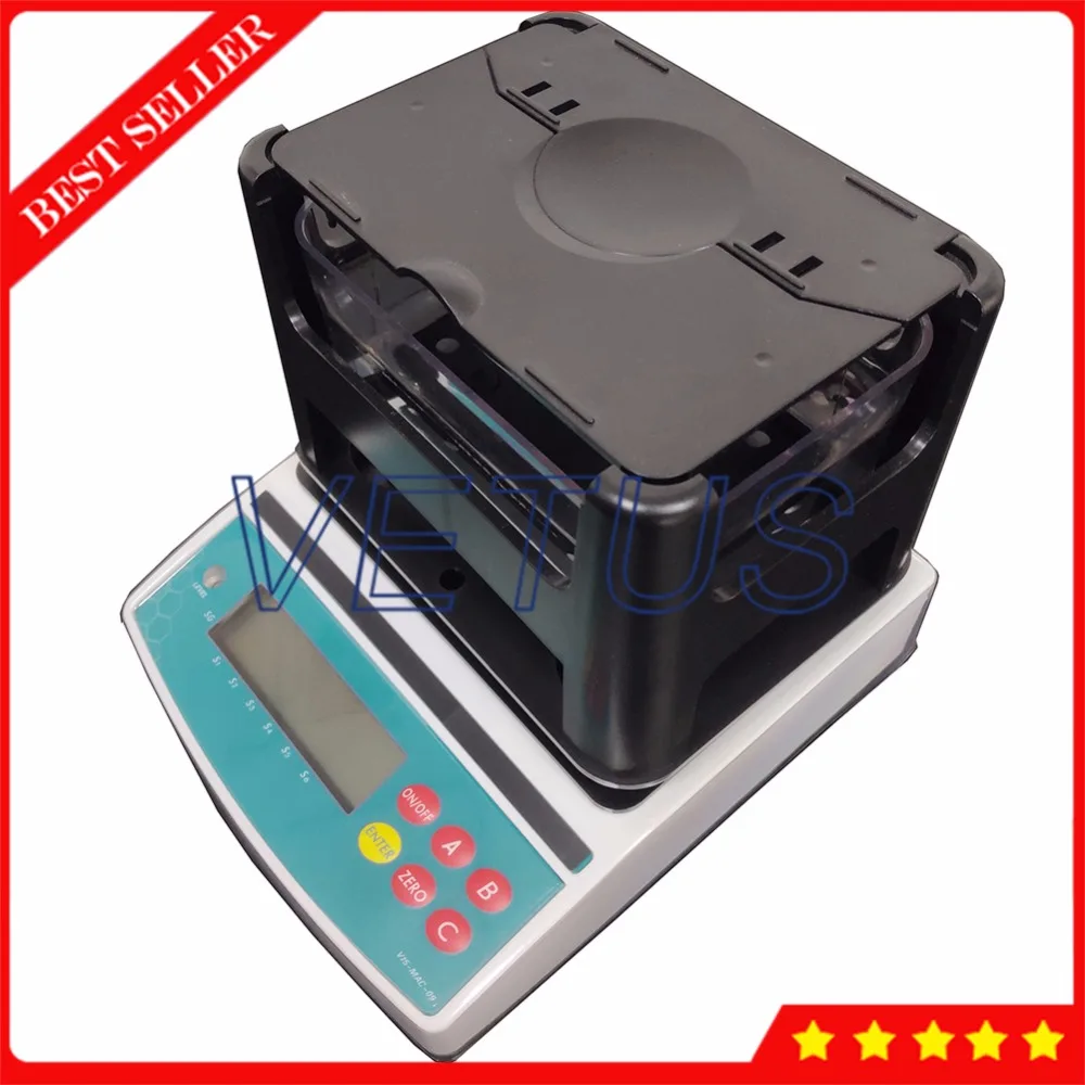 AU-1200S Digitale Peso Specifico Tester 0.01 ~ 1200g Solidi Densitometro Metro con 0.001g/cm3 Densità Apparecchiature di Collaudo